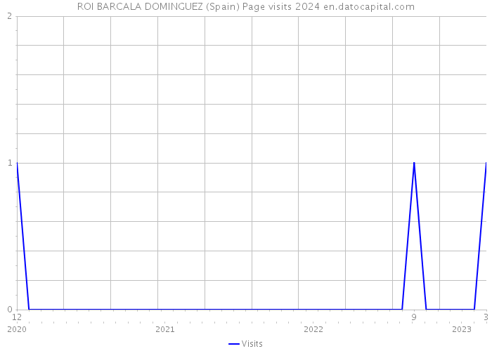 ROI BARCALA DOMINGUEZ (Spain) Page visits 2024 