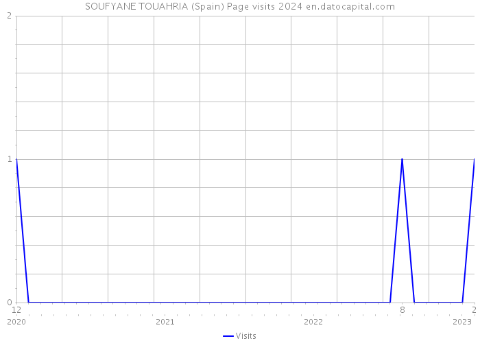 SOUFYANE TOUAHRIA (Spain) Page visits 2024 