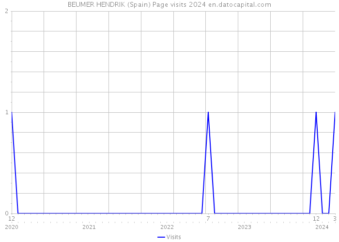 BEUMER HENDRIK (Spain) Page visits 2024 