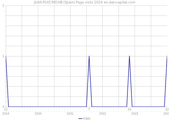 JUAN RUIZ RECHE (Spain) Page visits 2024 