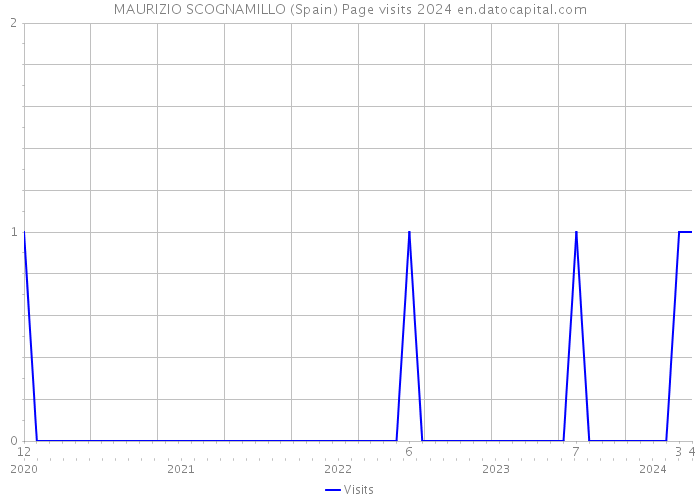 MAURIZIO SCOGNAMILLO (Spain) Page visits 2024 