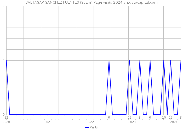 BALTASAR SANCHEZ FUENTES (Spain) Page visits 2024 