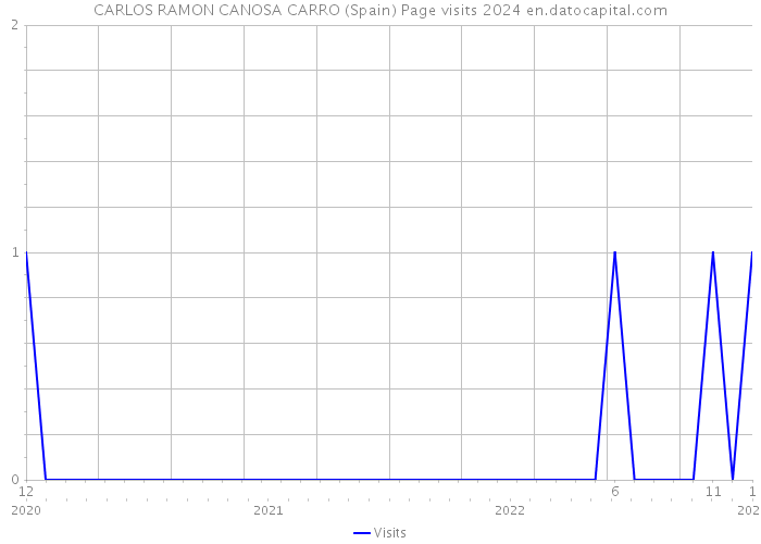 CARLOS RAMON CANOSA CARRO (Spain) Page visits 2024 