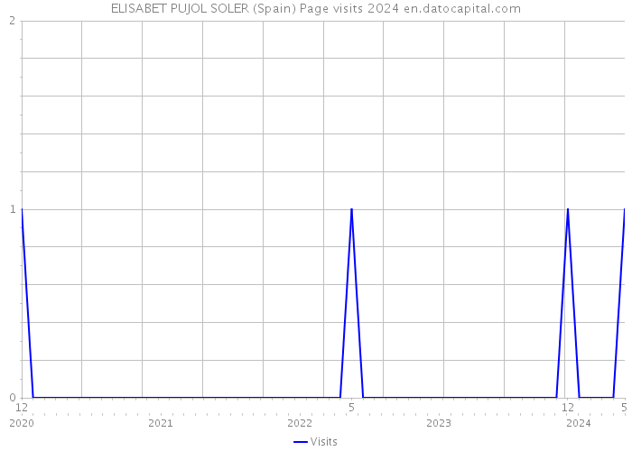 ELISABET PUJOL SOLER (Spain) Page visits 2024 