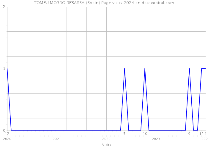 TOMEU MORRO REBASSA (Spain) Page visits 2024 