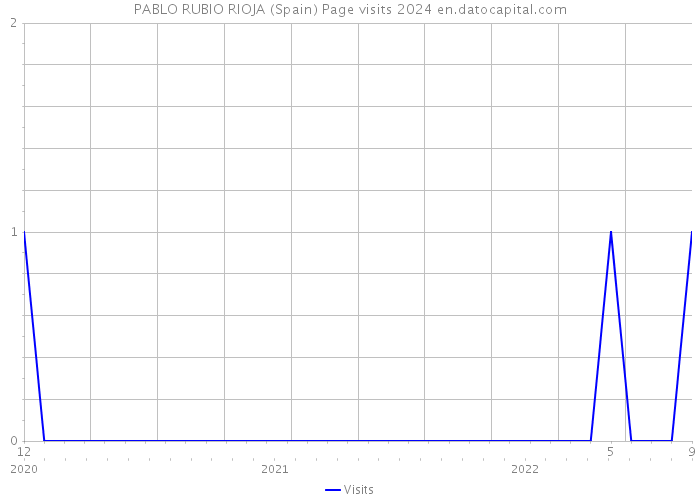 PABLO RUBIO RIOJA (Spain) Page visits 2024 