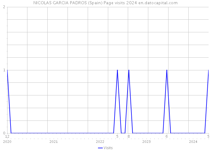 NICOLAS GARCIA PADROS (Spain) Page visits 2024 