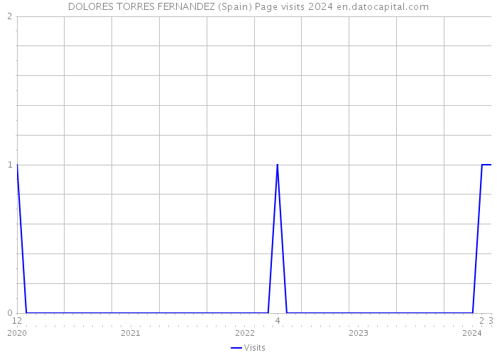 DOLORES TORRES FERNANDEZ (Spain) Page visits 2024 