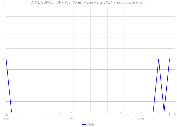 JAIME CURIEL TORRIJOS (Spain) Page visits 2024 