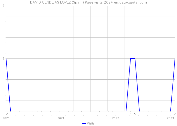 DAVID CENDEJAS LOPEZ (Spain) Page visits 2024 