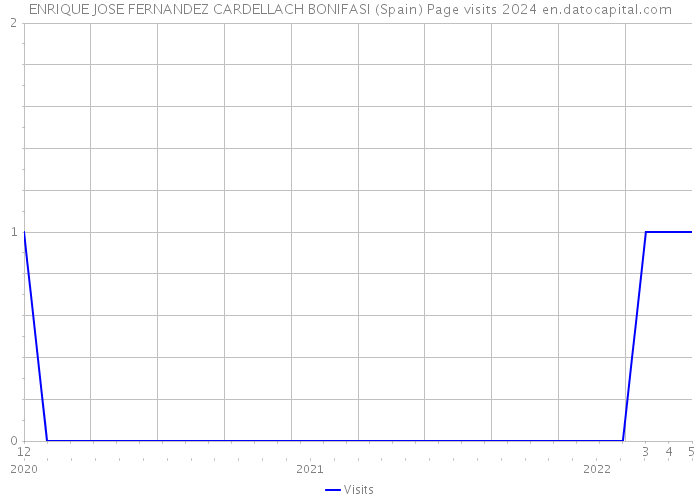 ENRIQUE JOSE FERNANDEZ CARDELLACH BONIFASI (Spain) Page visits 2024 