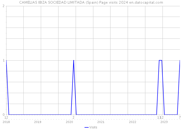 CAMELIAS IBIZA SOCIEDAD LIMITADA (Spain) Page visits 2024 