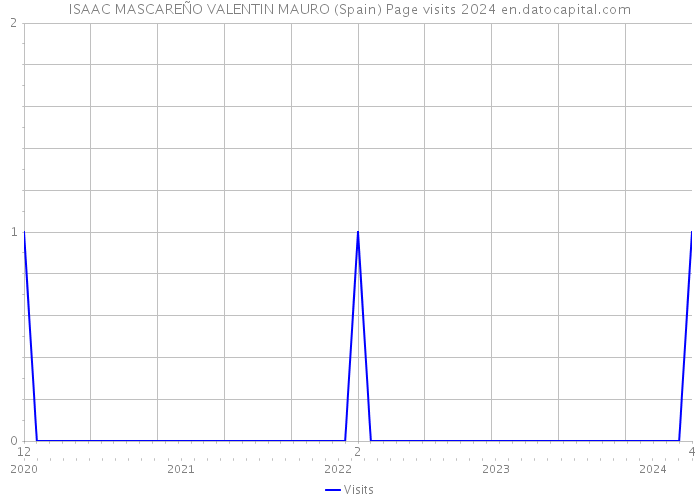 ISAAC MASCAREÑO VALENTIN MAURO (Spain) Page visits 2024 