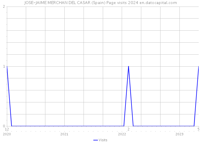 JOSE-JAIME MERCHAN DEL CASAR (Spain) Page visits 2024 