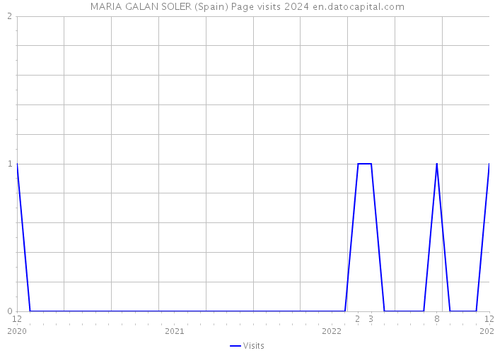 MARIA GALAN SOLER (Spain) Page visits 2024 