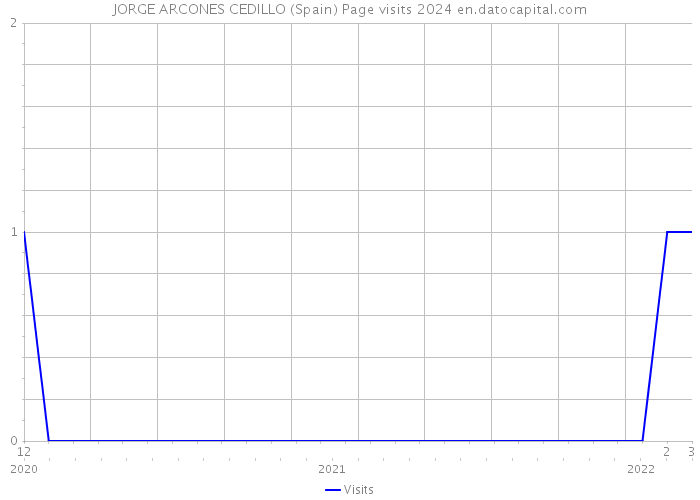 JORGE ARCONES CEDILLO (Spain) Page visits 2024 