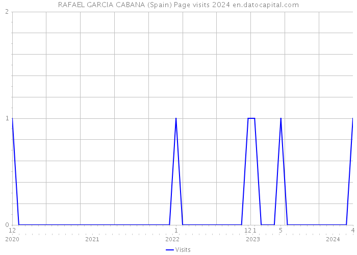 RAFAEL GARCIA CABANA (Spain) Page visits 2024 