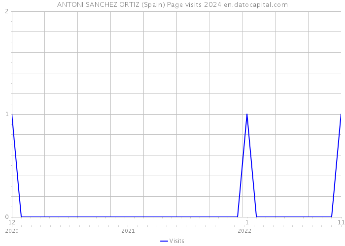 ANTONI SANCHEZ ORTIZ (Spain) Page visits 2024 