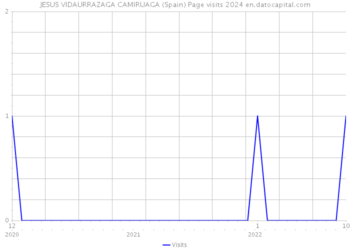 JESUS VIDAURRAZAGA CAMIRUAGA (Spain) Page visits 2024 