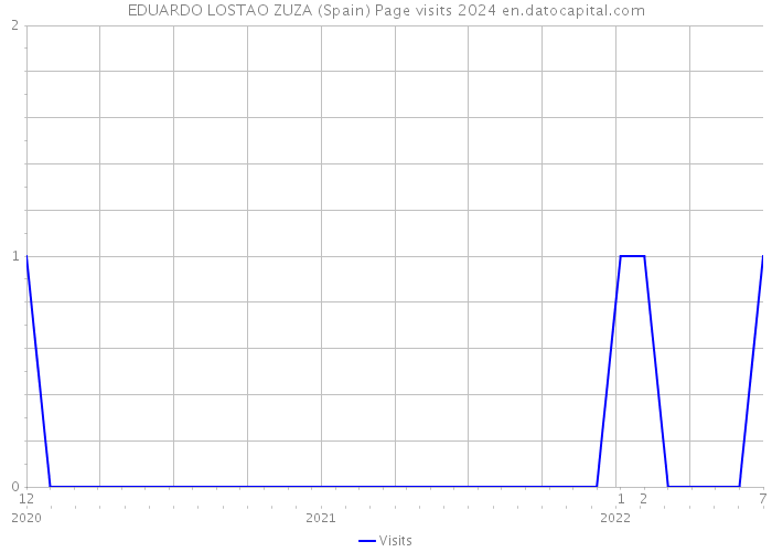EDUARDO LOSTAO ZUZA (Spain) Page visits 2024 