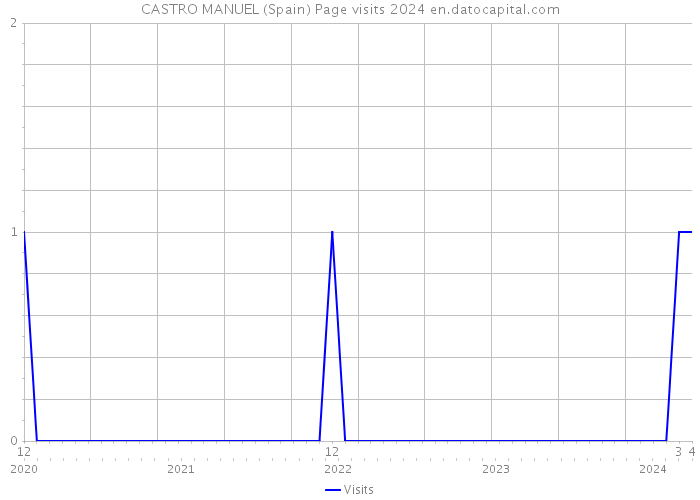 CASTRO MANUEL (Spain) Page visits 2024 
