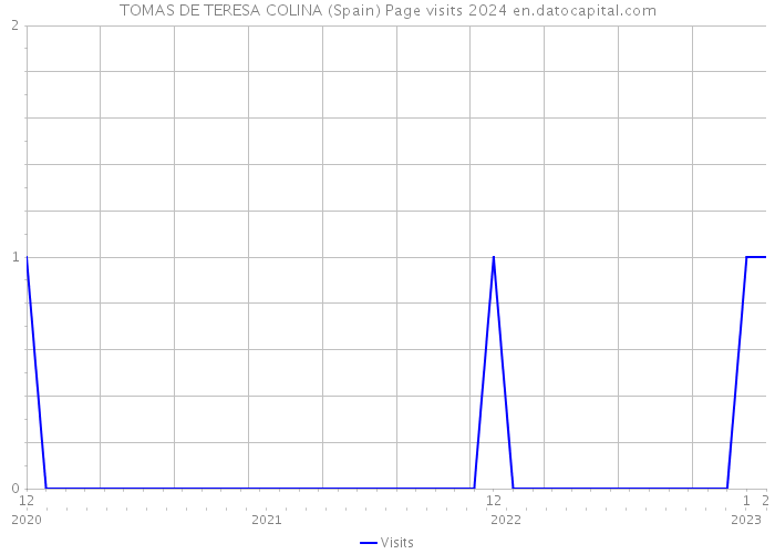 TOMAS DE TERESA COLINA (Spain) Page visits 2024 