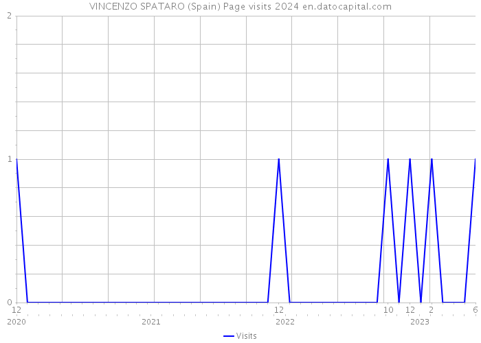 VINCENZO SPATARO (Spain) Page visits 2024 
