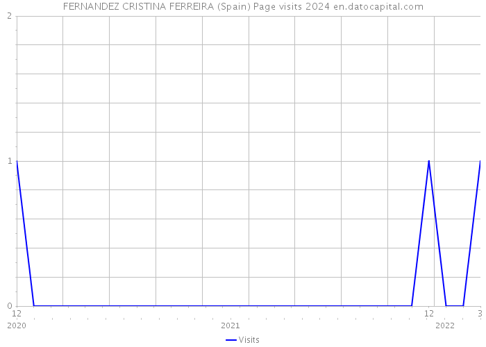 FERNANDEZ CRISTINA FERREIRA (Spain) Page visits 2024 