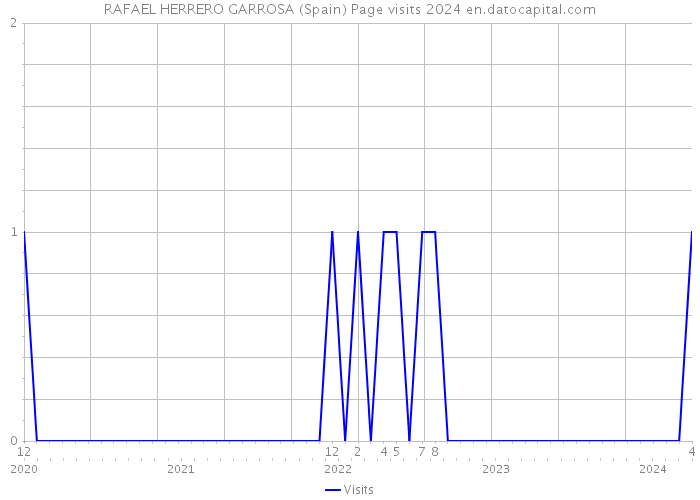 RAFAEL HERRERO GARROSA (Spain) Page visits 2024 
