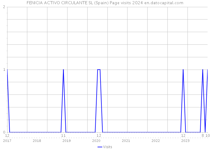 FENICIA ACTIVO CIRCULANTE SL (Spain) Page visits 2024 