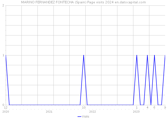 MARINO FERNANDEZ FONTECHA (Spain) Page visits 2024 