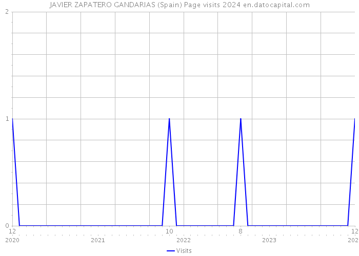 JAVIER ZAPATERO GANDARIAS (Spain) Page visits 2024 