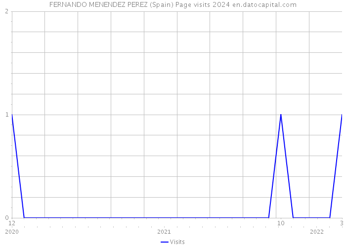 FERNANDO MENENDEZ PEREZ (Spain) Page visits 2024 