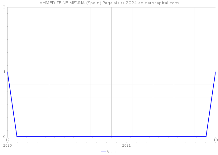AHMED ZEINE MENNA (Spain) Page visits 2024 