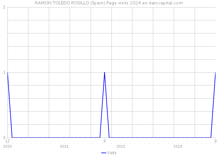 RAMON TOLEDO ROSILLO (Spain) Page visits 2024 