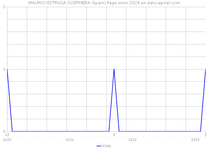 MAURICI ESTRUGA CUSPINERA (Spain) Page visits 2024 