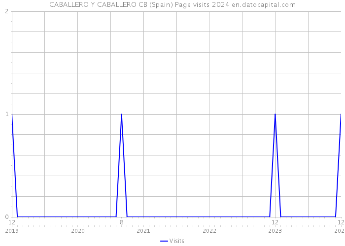 CABALLERO Y CABALLERO CB (Spain) Page visits 2024 