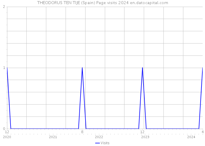 THEODORUS TEN TIJE (Spain) Page visits 2024 