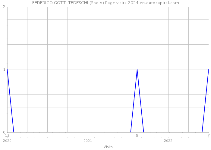 FEDERICO GOTTI TEDESCHI (Spain) Page visits 2024 