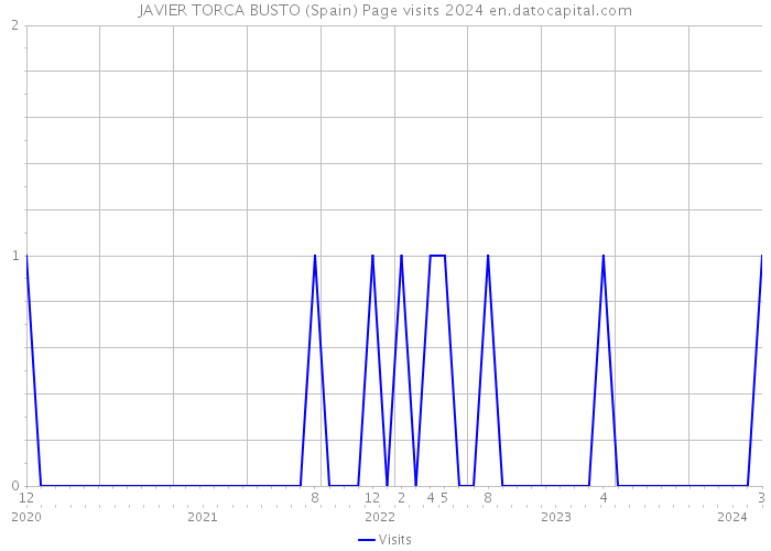 JAVIER TORCA BUSTO (Spain) Page visits 2024 