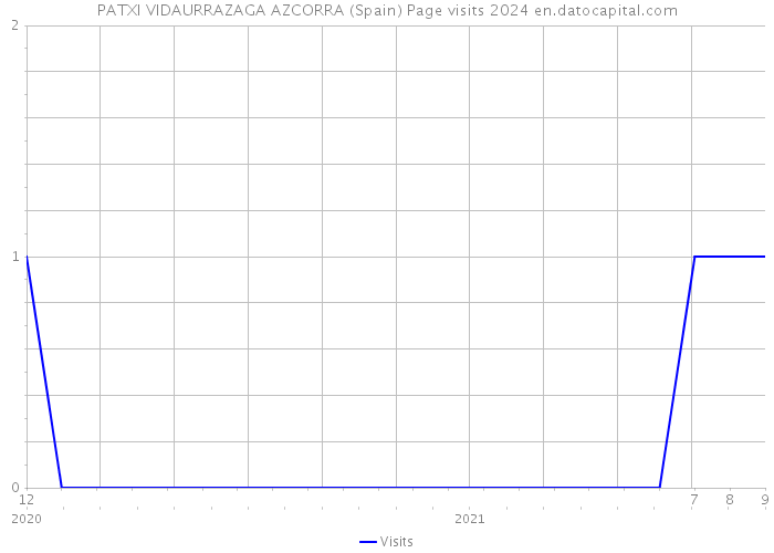 PATXI VIDAURRAZAGA AZCORRA (Spain) Page visits 2024 