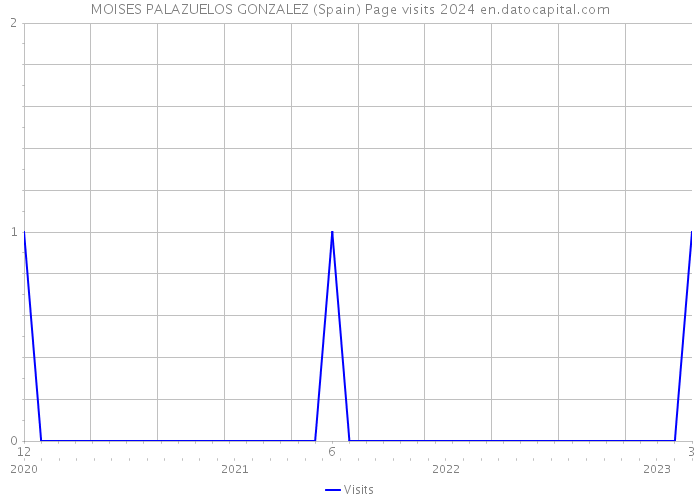 MOISES PALAZUELOS GONZALEZ (Spain) Page visits 2024 
