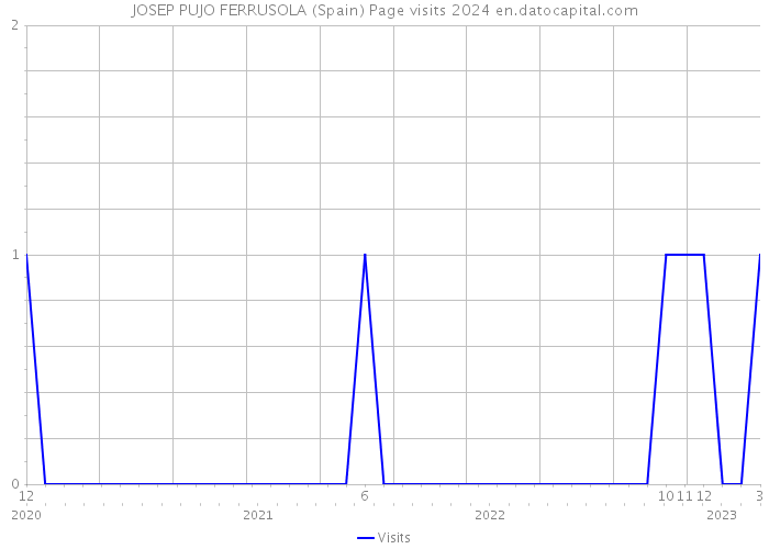 JOSEP PUJO FERRUSOLA (Spain) Page visits 2024 