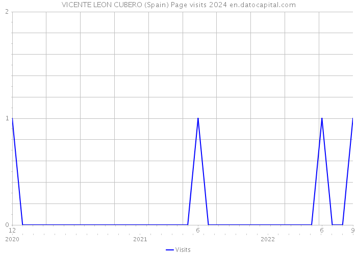 VICENTE LEON CUBERO (Spain) Page visits 2024 