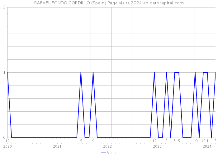 RAFAEL FONDO GORDILLO (Spain) Page visits 2024 