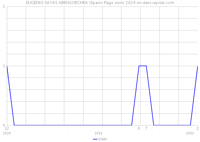 EUGENIO SAYAS ABENGOECHEA (Spain) Page visits 2024 