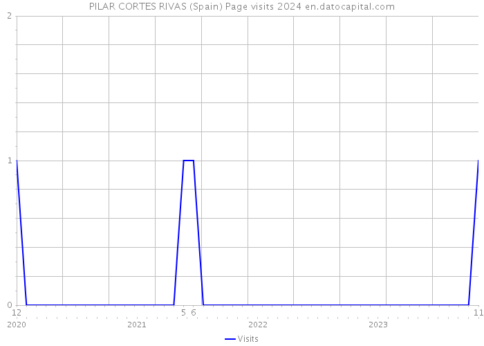 PILAR CORTES RIVAS (Spain) Page visits 2024 
