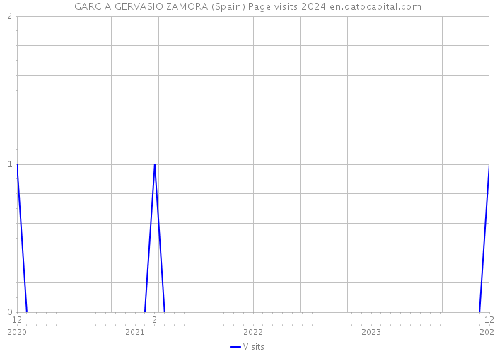 GARCIA GERVASIO ZAMORA (Spain) Page visits 2024 