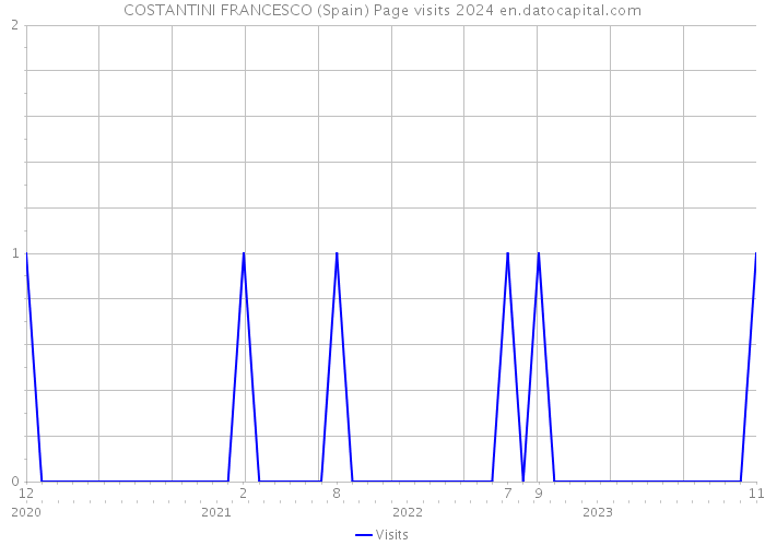 COSTANTINI FRANCESCO (Spain) Page visits 2024 