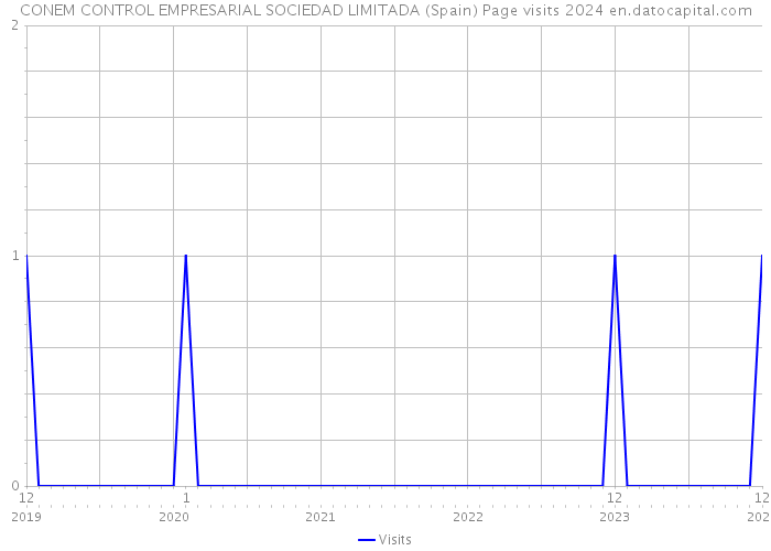 CONEM CONTROL EMPRESARIAL SOCIEDAD LIMITADA (Spain) Page visits 2024 